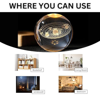 3D Crystal Lamp Ball(Assorted Design)