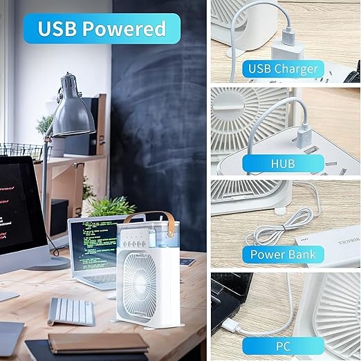 Portable Mini Cooler Rechargeable Air Conditioner